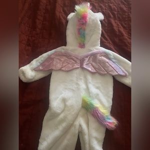 I have 2 size 3 unicorn Halloween costumes. Warm and only used once last year.